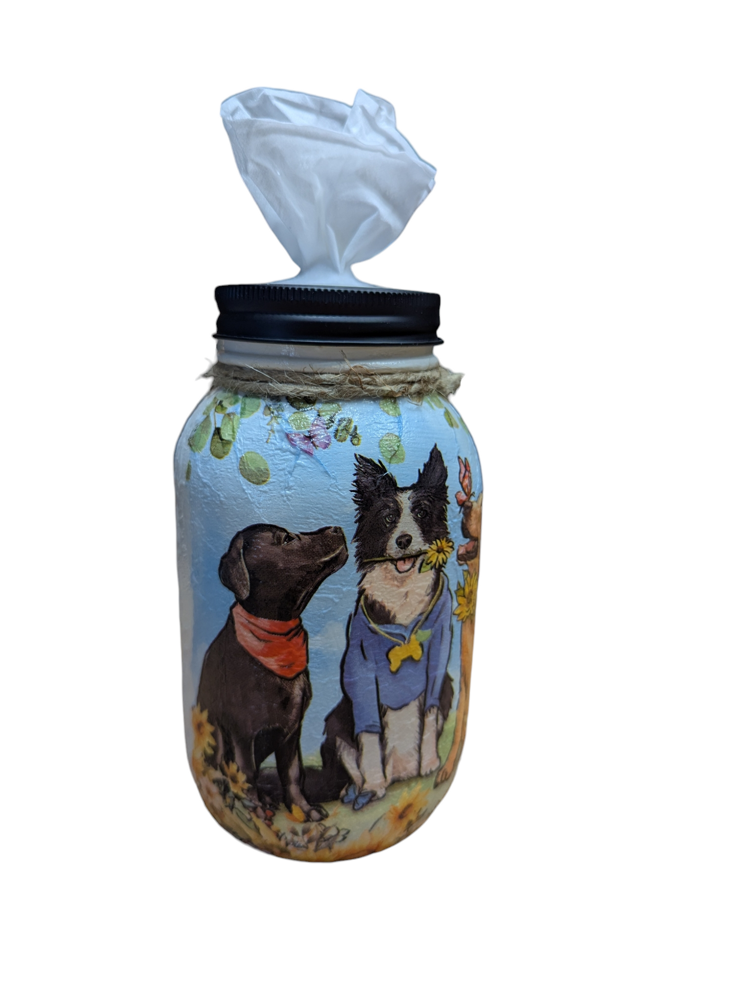 Dog Friends Mason Jar