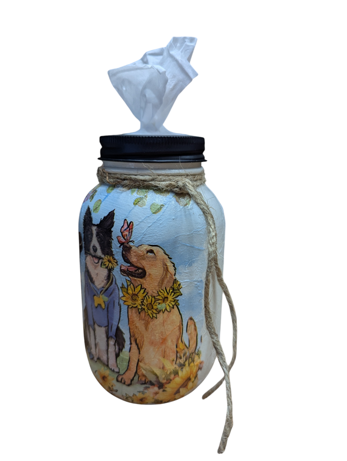 Dog Friends Mason Jar