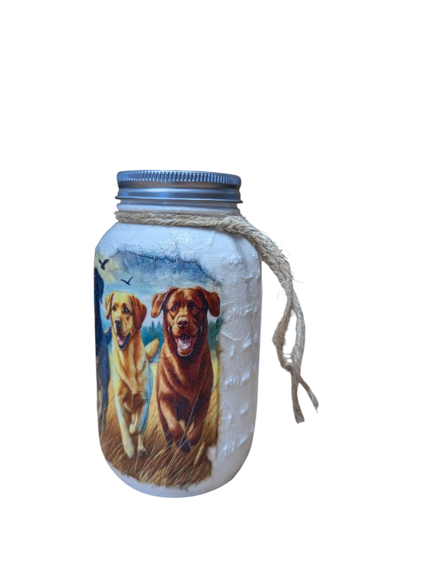 Labrador Retriever Dog Mason Jar