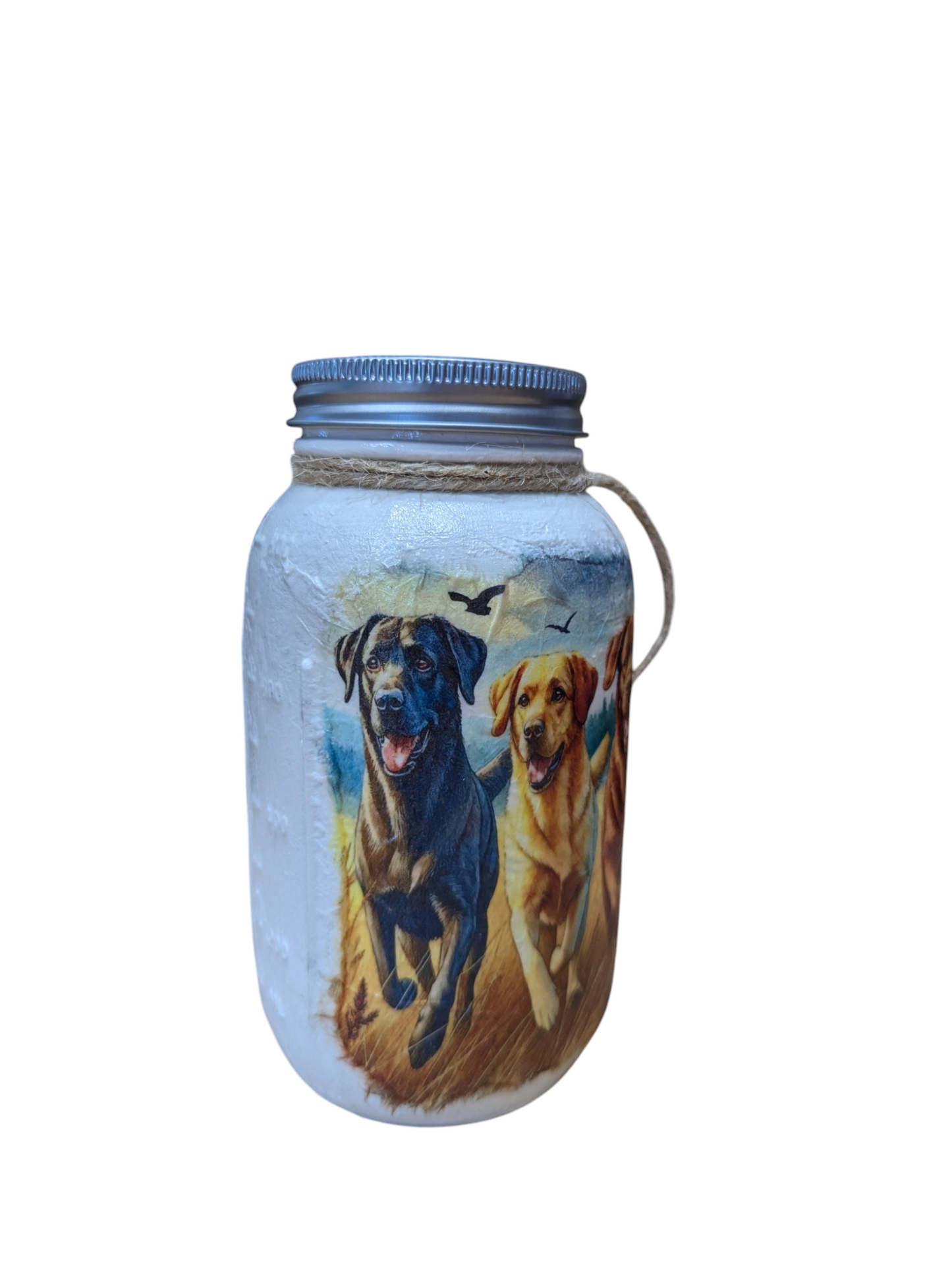 Labrador Retriever Dog Mason Jar