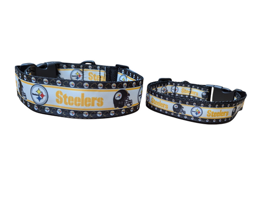 Pittsburgh Steelers Football Dog Collar