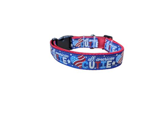 All American Cutie Dog Collar