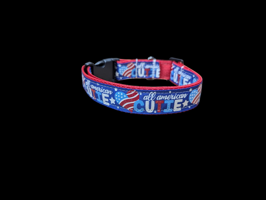 All American Cutie Dog Collar